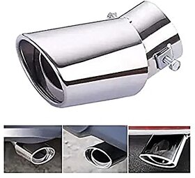 Silencer Tip Exhaust Pipe Car Stainless Steel Rear Muffler Tip Tail Muffler Tip Pipe Adjustable