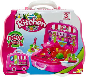 Kidoz New Little  Chef Set For Girls Kitchen Color  Pink
