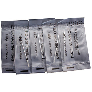 14G PIERCING NEEDLE ( PACK OF 5 ) 14G PIERCING NEEDLE ( PACK OF 5 )