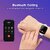Zebronics DRIP Smart Watch with Bluetooth Calling 4.3cm, 10 built-in  100+ Watch  100+ Sport Modes 4 built-in Games Voice Assistant 8 Menu UI Fitness Health  Sleep Tracker (Beige)