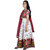 Kid Kupboard  Girls  Stitched  Cotton  Lehenga Choli with Dupatta Set For Girls  Multicolor  Solid