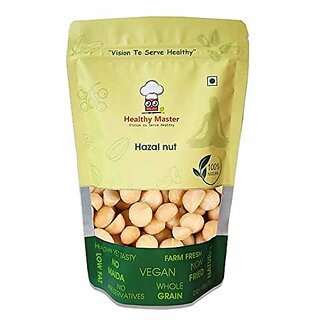                       Healthy Master Hazel Nut (500 gm)Raw   Dehulled Healthy   Tasty.                                              