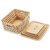 Selvel Storage Basket/Box with lid for Kitchen | Vegetables | Toys | Books | Office | Stationery | Utility | Cosmetics | Accessories | Closet | Wardrobe | Set of 5 (Beige)