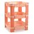 Selvel Home Beautiful 3 Rack Shelves, Peach