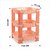 Selvel Home Beautiful 3 Rack Shelves, Peach