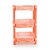 Selvel Home Beautiful 3 Rack Shelves, Peach