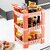 Selvel Home Beautiful 3 Rack Shelves, Peach