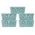 SELVEL Giving shape to life Multipurpose Storage Baskets Large with Lid f Set of 5 (Large, Green)
