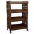 SELVEL Giving Shape To Life Multipurpose Storage Racks 4 Shelfs 4-Layers Fruits Vegetable Storage Household Office Stand Unbreakable Plastic (4 Racks, Dark Brown)
