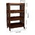 SELVEL Giving Shape To Life Multipurpose Storage Racks 4 Shelfs 4-Layers Fruits Vegetable Storage Household Office Stand Unbreakable Plastic (4 Racks, Dark Brown)