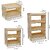 Selvel Plastic Multipurpose Utility Racks, 3 Tier, Grey