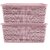 SELVEL Giving shape to life Multipurpose Storage Baskets Large with Lid f Set of 2 (Large, Purple)