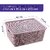 Selvel Storage Basket Combo with Lid, Storage Basket Set of 5 and Glass Set of 6 Combo, Polypropylene (Maroon, Red)