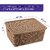 SELVEL Giving shape to life Multipurpose Storage Baskets Set of 5 with Lid for Kitchen, Vegetables,Books, Office, Stationery, Utility, Cosmetics, Accessories, Wardrobe (Bucket Brown)