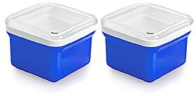 SELVEL Giving shape to life! Plastic Jar Set - 500ml, Set Of 2, Blue