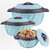 Selvel Casserole Set of 3, Insulated Stainless Steel 304 Inner Body to Keep Food Hot for Long Hours ( 1800 ml + 1180 ml + 650 ml) (Blue)
