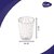 Selvel BPA Free Plastic Glass Unbreakable Stylish Transparent Water Glass/Juice Glass/Beer Glass/Wine Glass Plastic Glass  ABS Poly Carbonate Glass, Set of 6, 350 ML