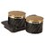 Selvel Unbreakable  Air tight Dry Fruit Container Tray Set with Lid  Serving Tray, Airtight Container Set 430ml (Elegance Black)