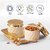 Selvel Unbreakable  Air tight Dry Fruit Container Tray Set with Lid  Serving Tray, Airtight Container Set 430ml (Elegance White)