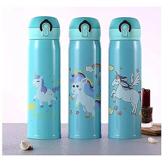                       Peppa Pig Water Bottle for Kids, Stainless Steel Thermos Cute Water Bottle 500 ml Flask                                              