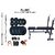 Protoner Weight Lifting Home Gym 38 Kg+Inc/Dec/Flat Bench+4 Rods(1 Zig Zag)+Accessories