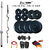 Protoner Weight Lifting Home Gym 25 Kg + 4 Rods (1 Curl)+ Gloves+ Rope+W Band
