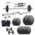 Protoner Home Gym Set With 26 kg Weight +3ft Curl Rod+Dumbbells Rod+Gloves