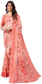 SVB Saree Red Colour Georgette Printed Saree