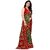 SVB Green Bandhej Printed Georgette Saree  Lightweight & Elegant Traditional Wear