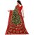 SVB Green Bandhej Printed Georgette Saree  Lightweight & Elegant Traditional Wear