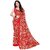 SVB Saree Red Colour Bandhej Print Georgette  Saree