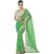 Bhuwal Fashion Green Chiffon Saree