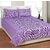 Angel Home Premium Quality 3D Glacer cotton Bedsheet (Dv001)
