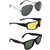 Zyaden Combo of 3 Sunglasses Aviator,Night Vision & Wayfarer Sunglasses