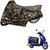AutoRetail Two Wheeler Polyster Cover for Suzuki Access with Sun Protection (Mirror Pocket, Jungle Color)