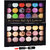 Glam21 Fashion 18color Eyeshadow-es511-01-02 Pack Of 2 With Free Adbeni Kaj 