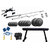 Protoner 25 Kgs PVC Weight With Flat Bench Home Gym Package