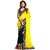 Bhuwal Fashion Yellow Chiffon Saree