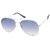 Davidson Blue Aviator Sunglasses ( DN-041-DBLUE-ATR )