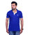 La Milano Men's Blue Polo Neck Tshirt