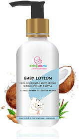 Being mama baby body lotion, for all skin types  paraben free  sls free (200 ml)