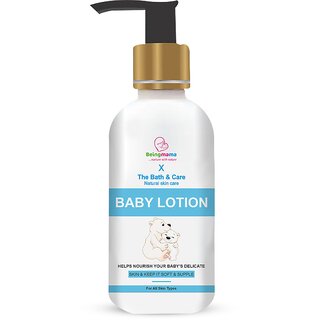                       Being mama baby body lotion, for all skin types  paraben free  sls free (200 ml)                                              