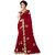 Meia Maroon Georgette Embroidered Saree With Blouse