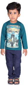 Kid Kupboard Regular-Fit Baby Boys Solid Navy Blue Casual T-Shirt Cotton Pack of 1 Half-Sleeves