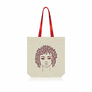                       Aksharyogi Calligraphy Canvas Tote Bags Multi-Purpose Sturdy Canvas bags Eco-Friendly Multi-Purpose Bag Pack of 1                                              
