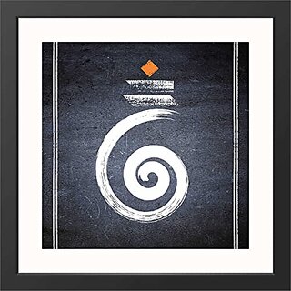 Aksharyogi Calligraphy Ganesha Wall Frame Top Acrylic Glass Religious Traditional (Set of 1) 10x10 inch Aksharyogi Calligraphy Ganesha Wall Frame Top Acrylic Glass Religious Traditional (Set of 1) 10x10 inch