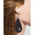 Divian Zodiac Sign PU Leather Earrings For Women  Girls(The Pisces)