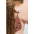 Divian Zodiac Sign PU Leather Earrings For Women  Girls(The Sagittarius)