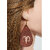 Divian Zodiac Sign PU Leather Earrings For Women  Girls(The Aries)