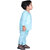 Kidzee Kingdom Collared Neck Baby Boys Regular Kurta and Pyjama Set Full-Sleeves Sky Blue Cotton